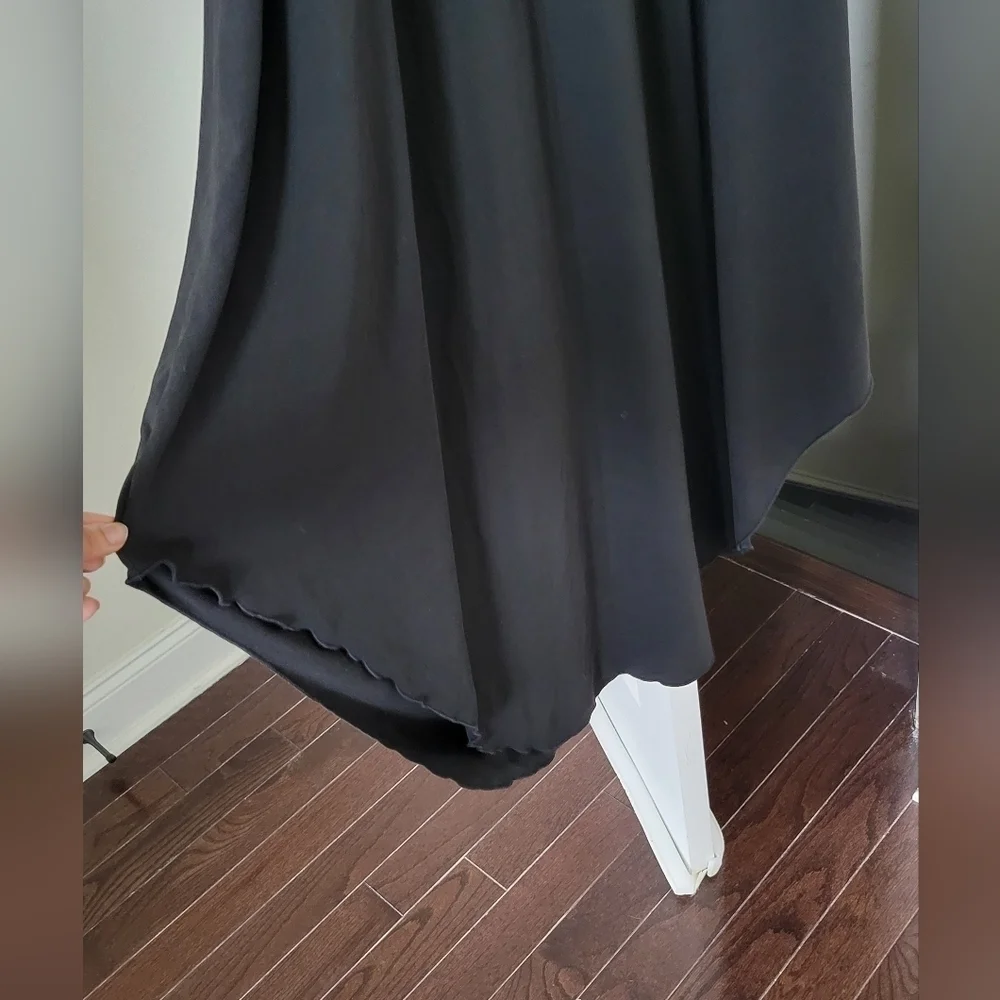 Black Rainbow Panel Sleeveless High-Low Maxi Dress Size 20 NWT - Picture 4 of 5